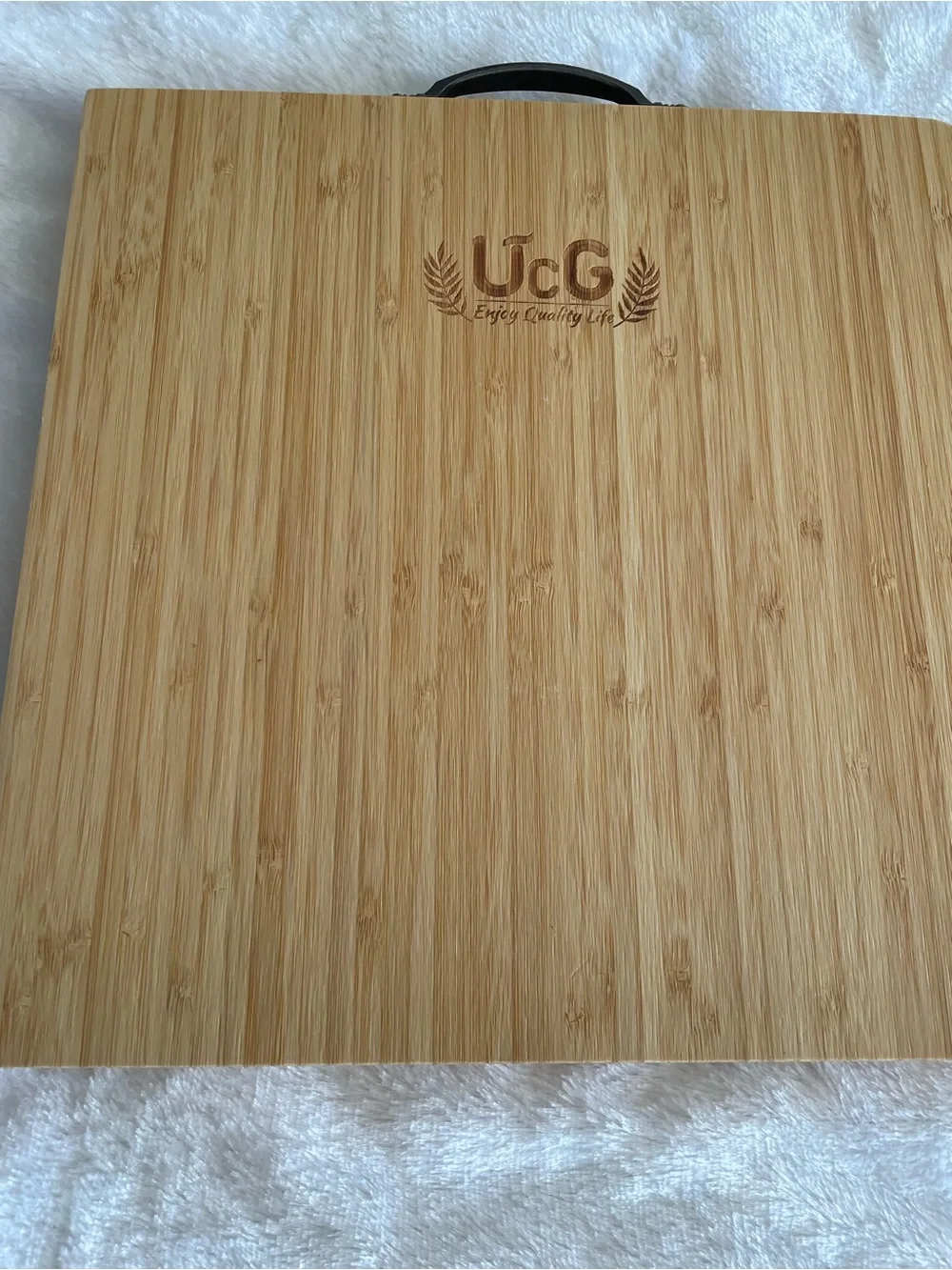Bamboo Foldable Charcuterie Board Set with Utensils - Natural Bamboo